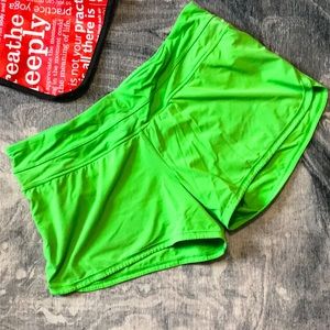 Lime Green Lululemon Shorts